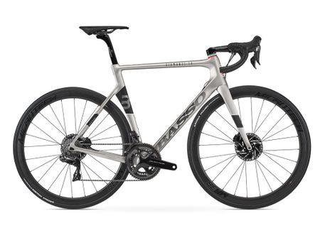 Basso Diamante SV Disc - Diamond Silver - Shimano Dura Ace DI2 / Microtech MR38 CD - hjul - Vejl. pris kr. 72.900,-