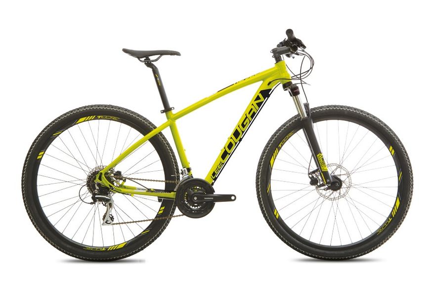 Rebel MTB - Yellow - Shimano Acewra 3x8 speed - WOZ-alu-hjul - Vejl. pris kr. 5.900,-