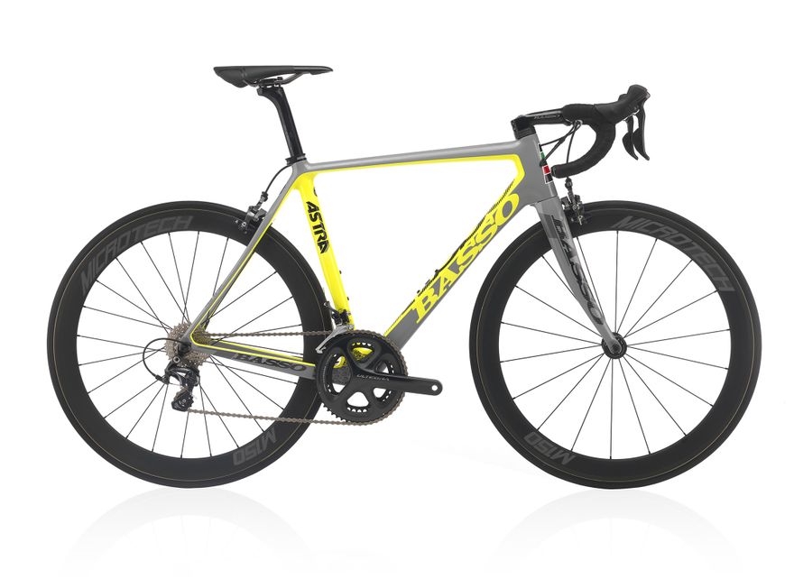 Basso Astra - Grey-YellowFluo - DEMO str. 56 (rytterhøjde ca. 180-189 cm.). SPECIALTILBUD RAMMEKIT - KR. 12.000,-