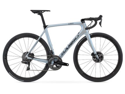 Basso Diamante Disc - Opal White - Shimano Dura Ace DI2 / Microtech MR38 CD-hjul - Vejl. pris kr. 66.900,-